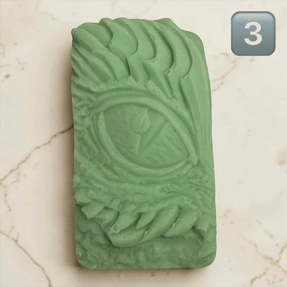 Apple Sage Shea Butter Soap Dragon Decorative Hand Crafted Soap (1) - Picture 6 of 9